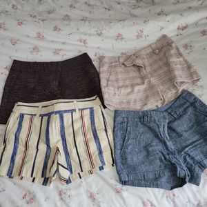 Loft Women's Shorts 4 Pair Size 0 Lot